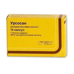 урсосан капсулы 250мг n10