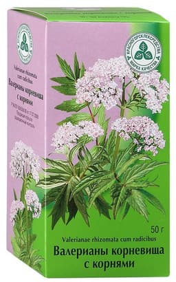 валерианы корневища с корнями 50 г