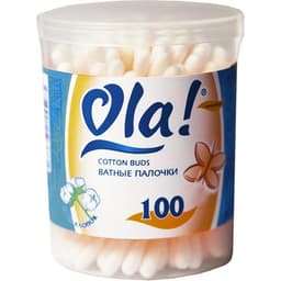 ватные палочки n100 шт, пластик