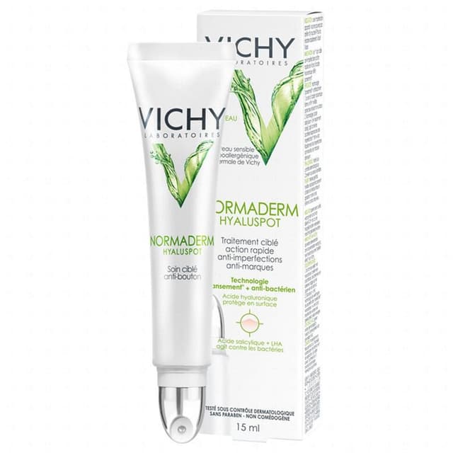 vichy нормадерм гиалуспот 15 мл гель локального нанесения