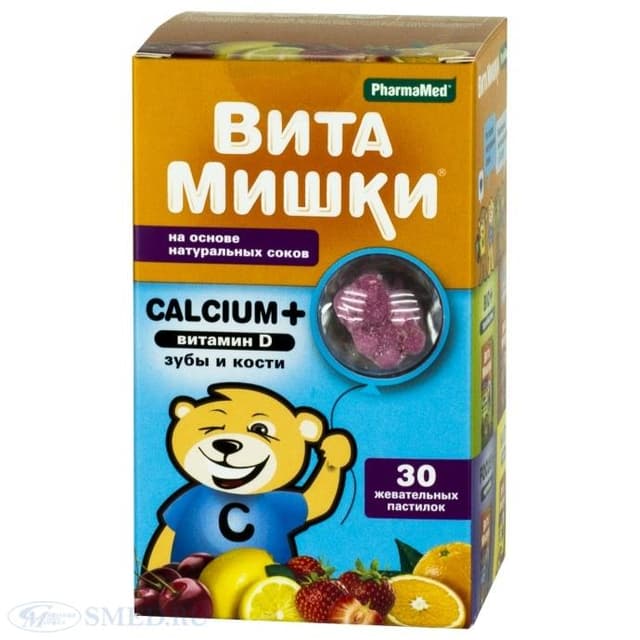 витамишки кальций плюс пастилки жев, №30