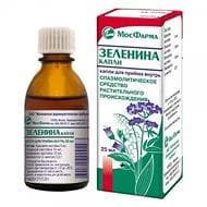 зеленина капли 25 мл