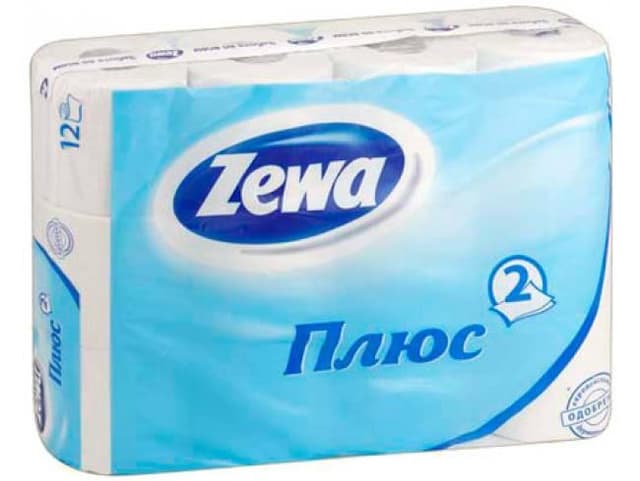 зева бумага туалетная 2хслойная №4 рулона