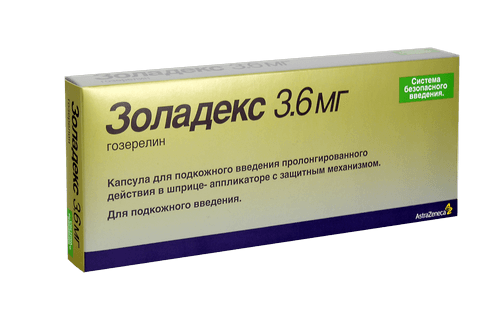 золадекс депо 3,6 мг №1 капсулы для п/к введения