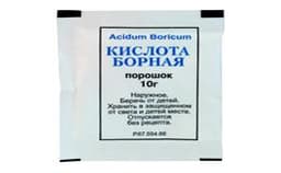 борная кислота порошок 10 г 20%ндс
