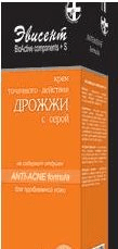 эвисент крем точечного действия для проблемной кожи дрожжи с серой 30 мл