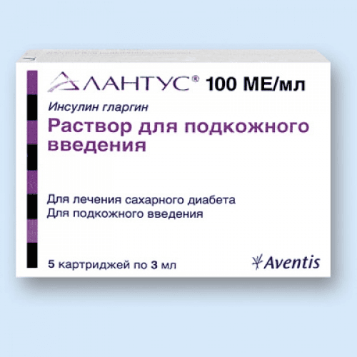 лантус солостар раствор п/к введ, 100ед/мл 3мл n5 шприц-ручка