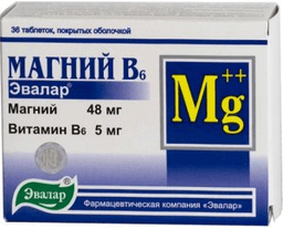 магний в6 эвалар таблетки №36 бад