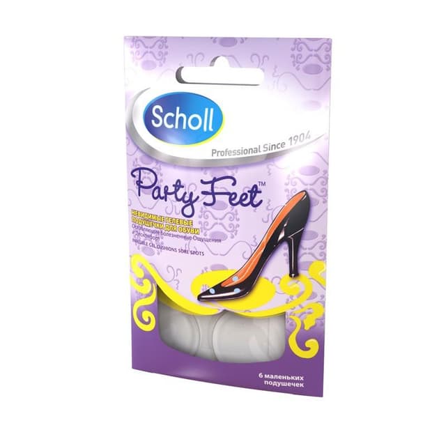 scholl подушечка гелевая незаметная для проблемных мест №6