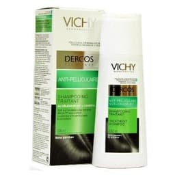vichy деркос шампунь-уход от перхоти для жирных волос 200 мл