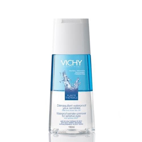 vichy пюрте термаль лосьон для снятия макияжа с чувствительных глаз 150 мл