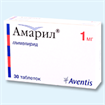 Купить амарил таблетки 1мг №30 цена и отзывы