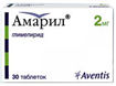 Купить амарил таблетки 2мг №30 цена и отзывы