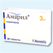 Купить амарил таблетки 3мг №30 цена и отзывы