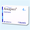 Купить амарил таблетки 4мг №30 цена и отзывы