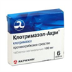 Купить клотримазол-акри 100 мг №6 таблетки вагинал, цена и отзывы