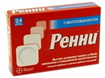 Купить ренни ментол №24 таблетки жевательные цена и отзывы