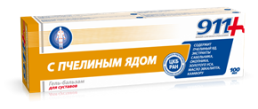 Купить 911 пчелиный яд гель-бальзам 100 мл для суставов цена и отзывы
