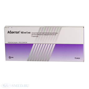 Купить абактал ампулы 400мг 5мл №10 цена и отзывы