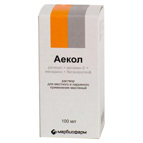 Купить аекол раствор 100 мл для местного и наружного применения цена и отзывы