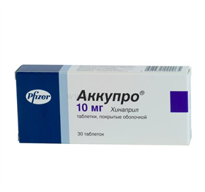 Купить аккупро таблетки покрытые оболочкой 10мг №30 цена и отзывы