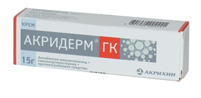 Купить акридерм гк крем 15 г цена и отзывы