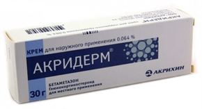 Купить акридерм крем 0,064% 30г цена и отзывы