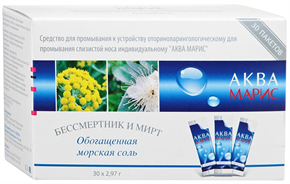 Купить аква марис соль морская обогащенная №30 саше цена и отзывы