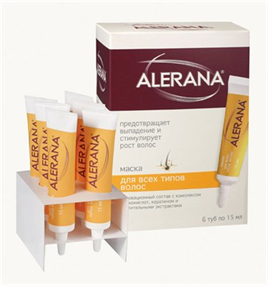 Купить алерана маска для всех типов волос 15 мл №6 цена и отзывы