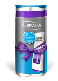 Купить алерана набор 2 плюс 1 (шампунь для жирных волос №2 плюс бальзам) цена и отзывы