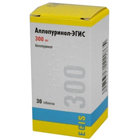 Купить аллопуринол-эгис таблетки 300мг №30 цена и отзывы