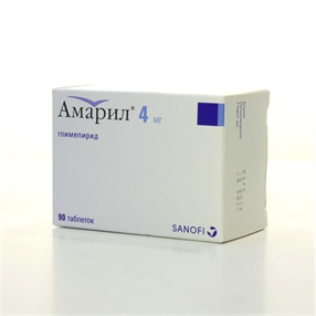 Купить амарил 4 мг №90 табл цена и отзывы