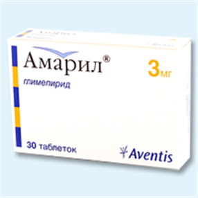 Купить амарил таблетки 3мг №30 цена и отзывы