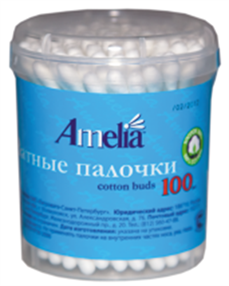 Купить амелия палочки ватные №100 цена и отзывы