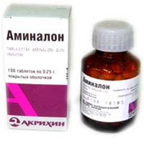 Купить аминалон таблетки покрытые оболочкой 250мг №100 цена и отзывы