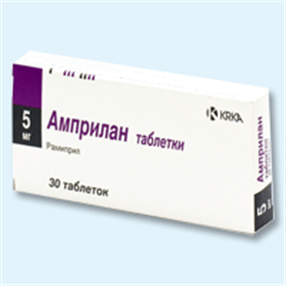Купить амприлан таблетки 5мг №30 цена и отзывы
