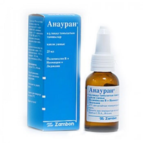 Купить анауран капли ушные 25 мл цена и отзывы