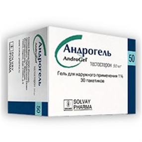 Купить андрогель гель для наруж, 1% 5 г №30 цена и отзывы
