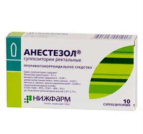 Купить анестезол свечи №10 цена и отзывы