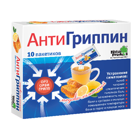 Купить антигриппин для взрослых мед-лимон №10 порошок для пригот, р-ра цена и отзывы