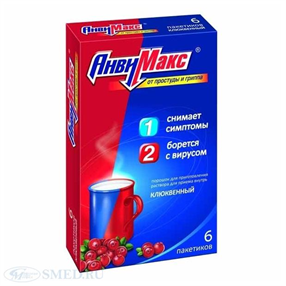 Купить анвимакс клюква №6 порошок для пригот, р-ра цена и отзывы