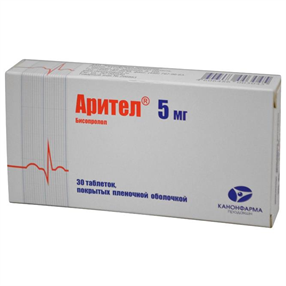 Купить арител 5 мг №30 табл цена и отзывы