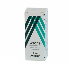 Купить азопт капли глазные 1% 5 мл цена и отзывы