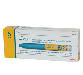 Купить баета раствор для ин 250 мкг/мл 2,4 мл №1 шприц-ручка цена и отзывы