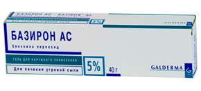 Купить базирон ас гель 5% 40 г цена и отзывы