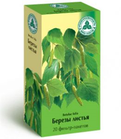 Купить береза листья фильтр-пакет 1,5г №20 (красногорск) цена и отзывы