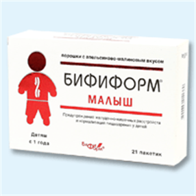 Купить бифиформ малыш порошок №21 цена и отзывы