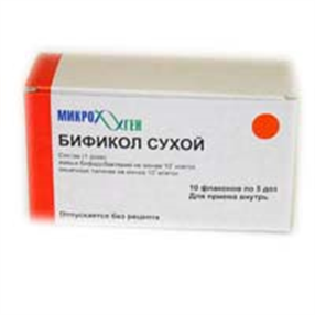 Купить бификол лиофилизированный 5 доз №10 флакон для приг, р-ра для приема внутрь цена и отзывы