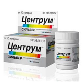 Купить центрум сильвер от а до цинка №30 табл цена и отзывы