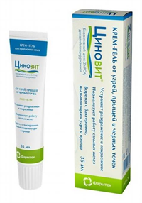 Купить циновит крем-гель для пробл, кожи 35мл цена и отзывы